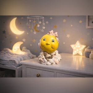 Fitz & Floyd Charming Tails “Moon & Stars” Coin Bank